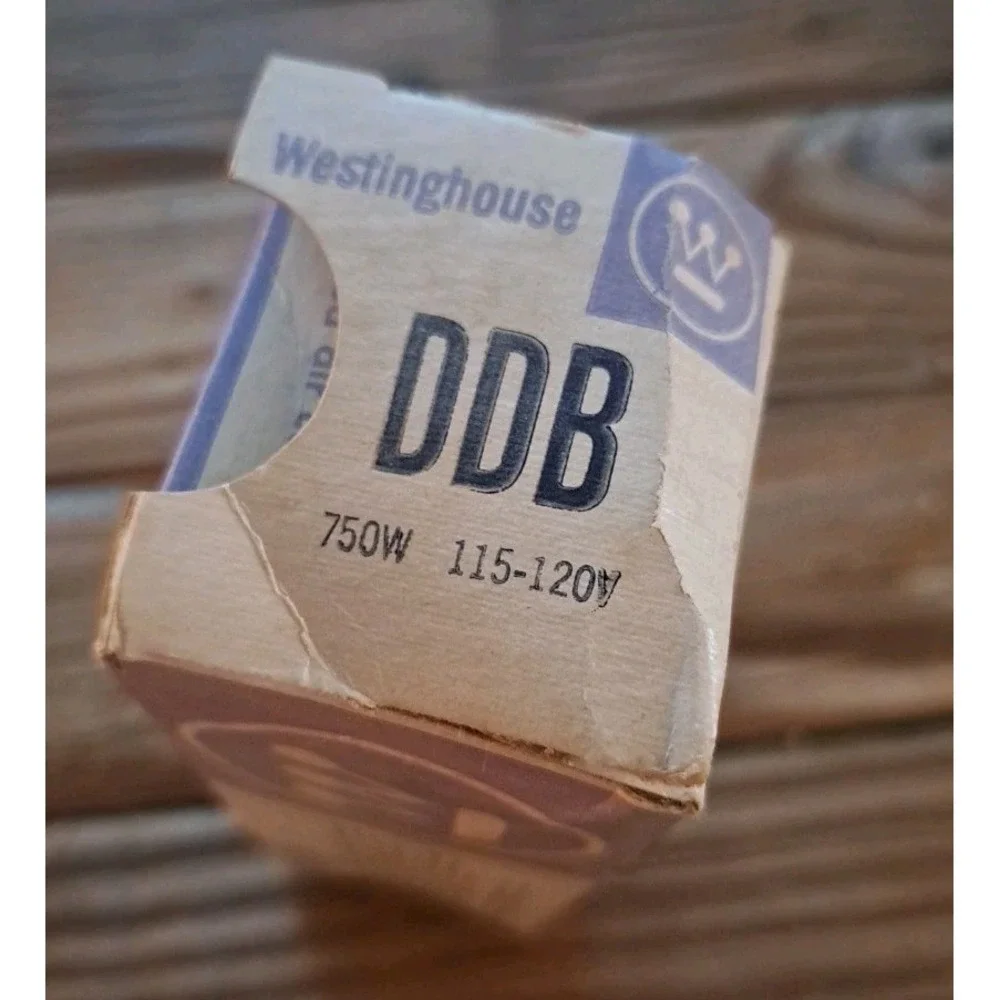 Westinghouse DDB 115-120V 750W Projection BULB LAMPS New Old Stock